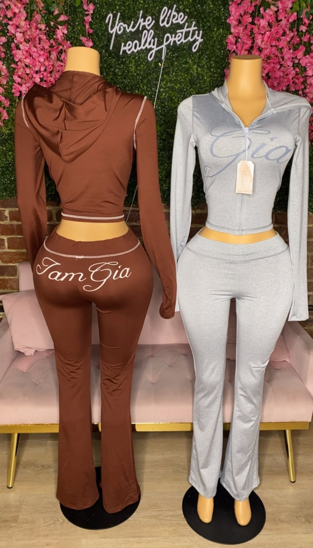 Gia Set(Brown) - Rich Ragz Boutique