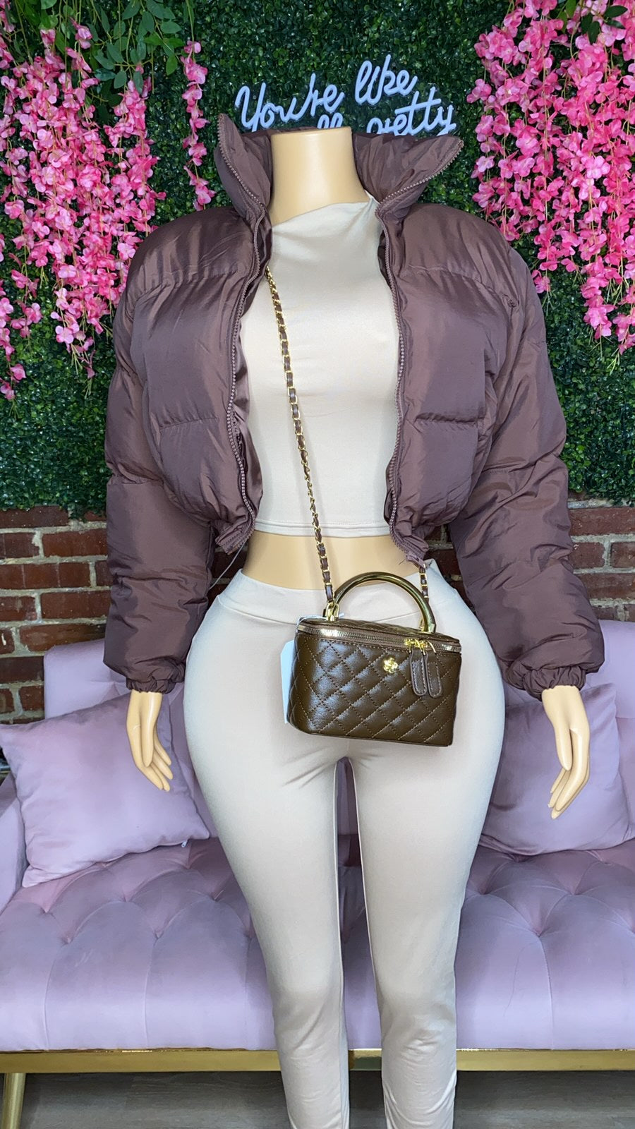 Brown Puffer Coat