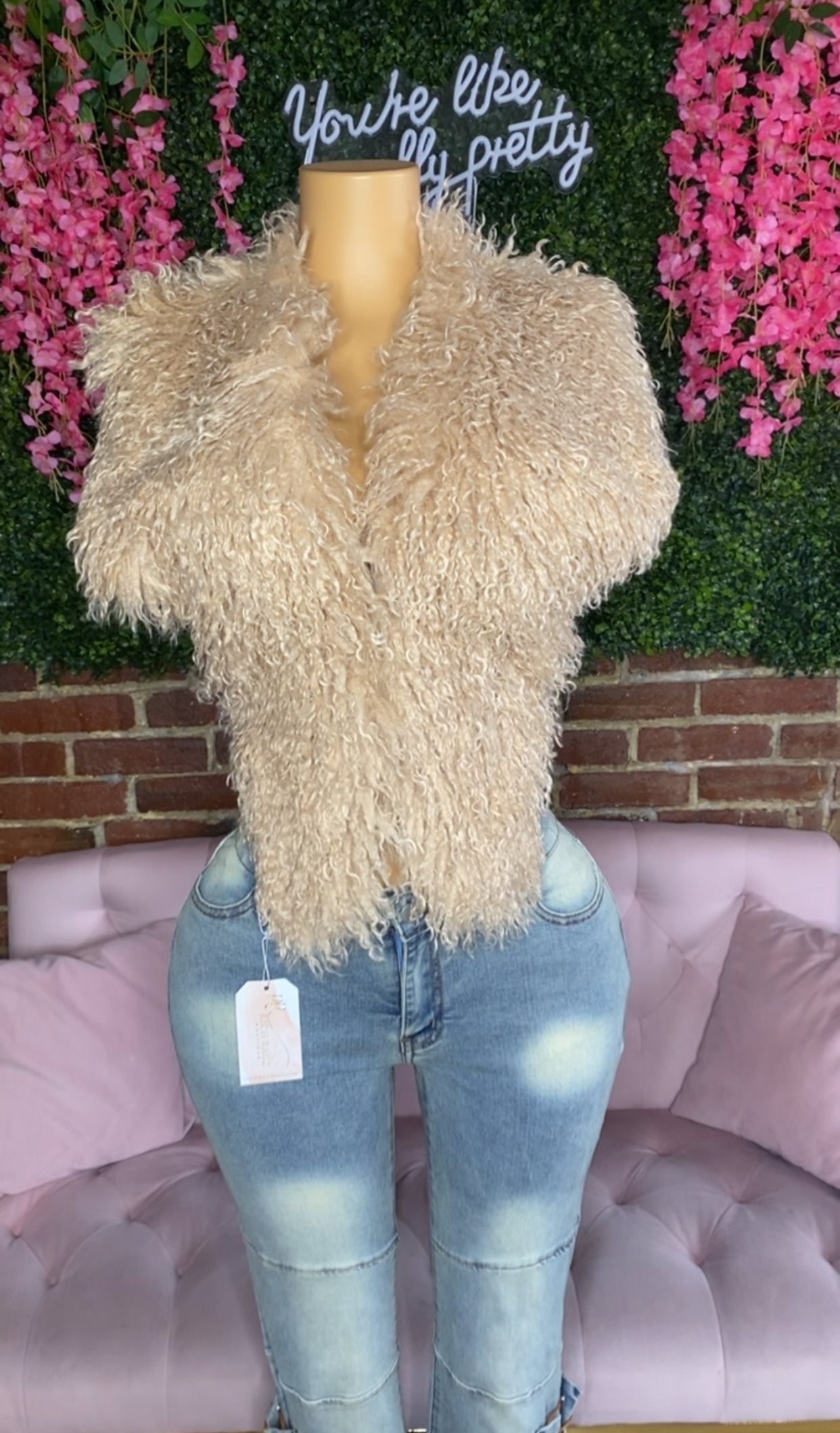 Luxe fur top - Rich Ragz Boutique