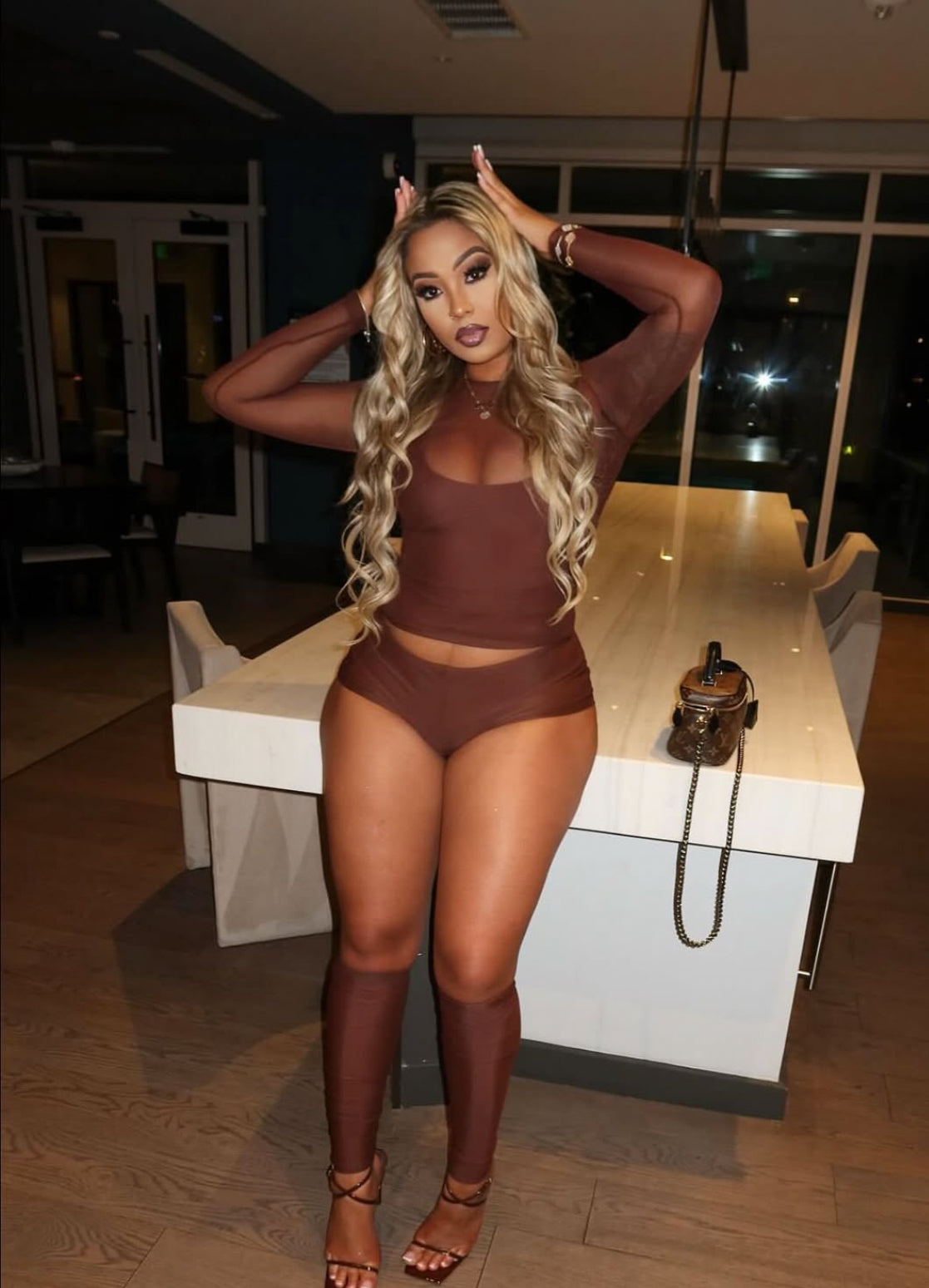 Well Kept 4Pc Set(Brown)