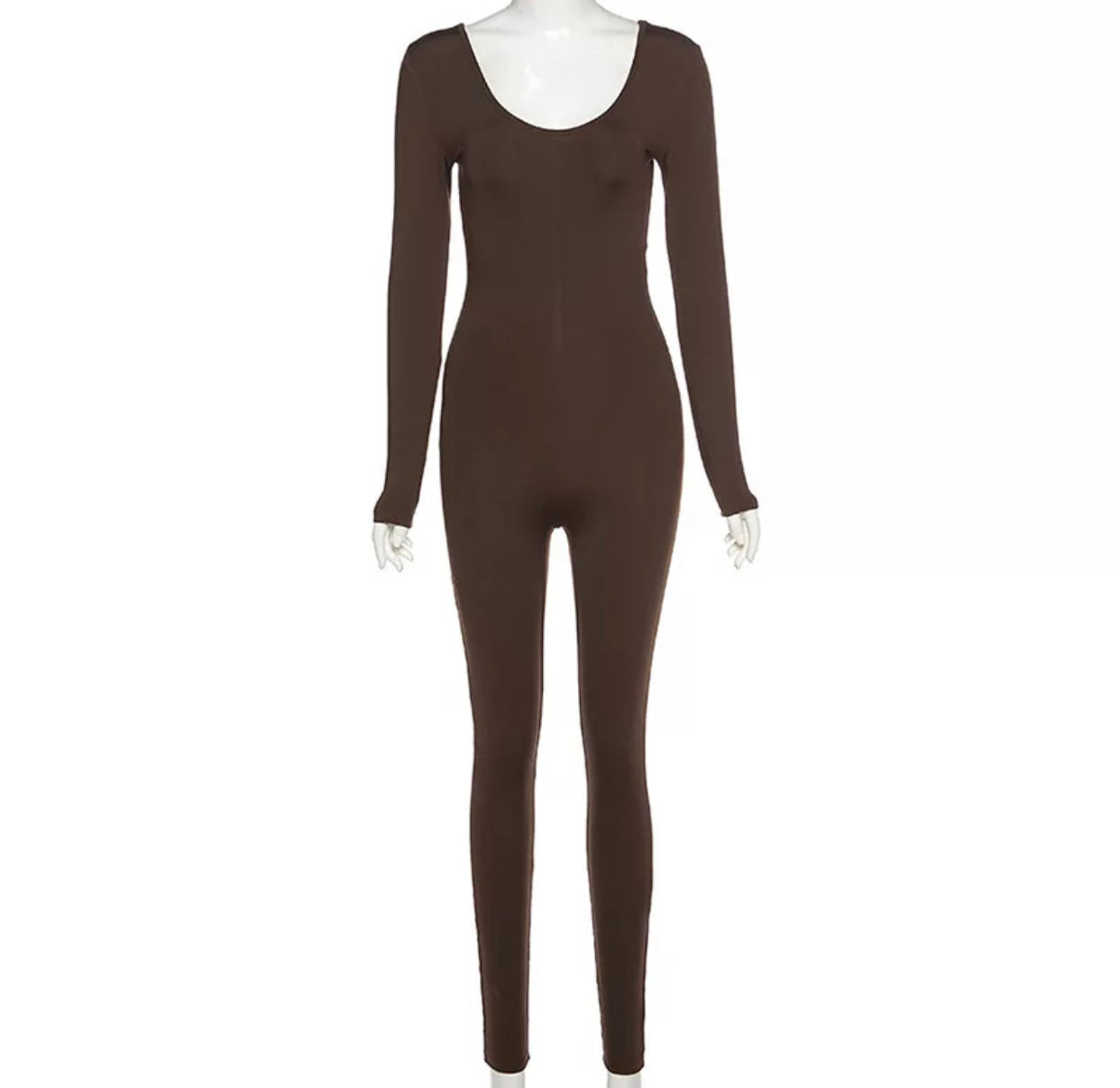 Basic Bodysuit (Brown) - Rich Ragz Boutique