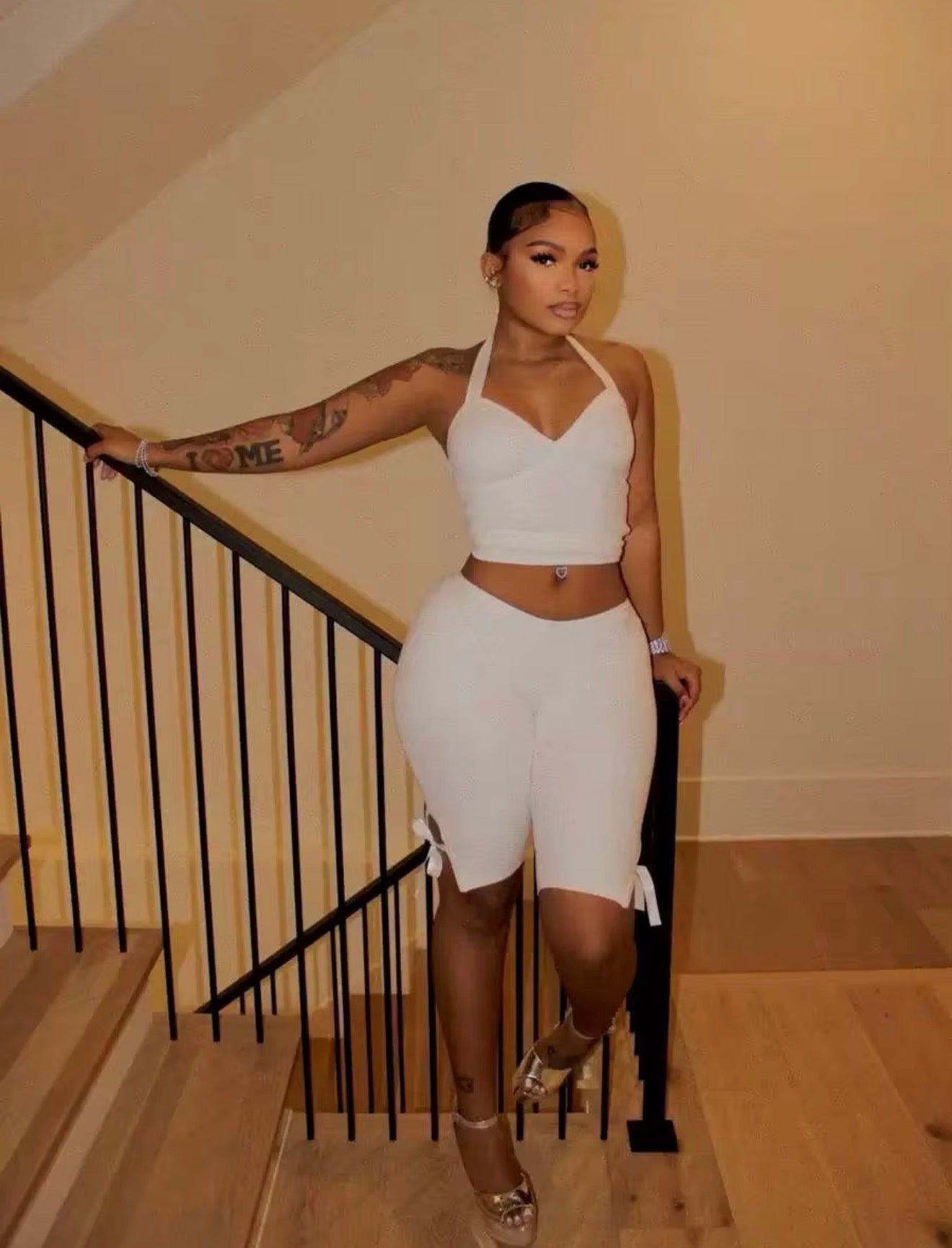 Capri Set(White) - Rich Ragz Boutique