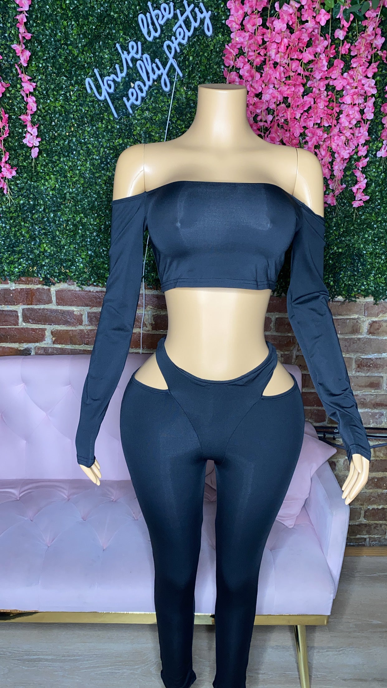 Sneak Peak Set(Black) - Rich Ragz Boutique