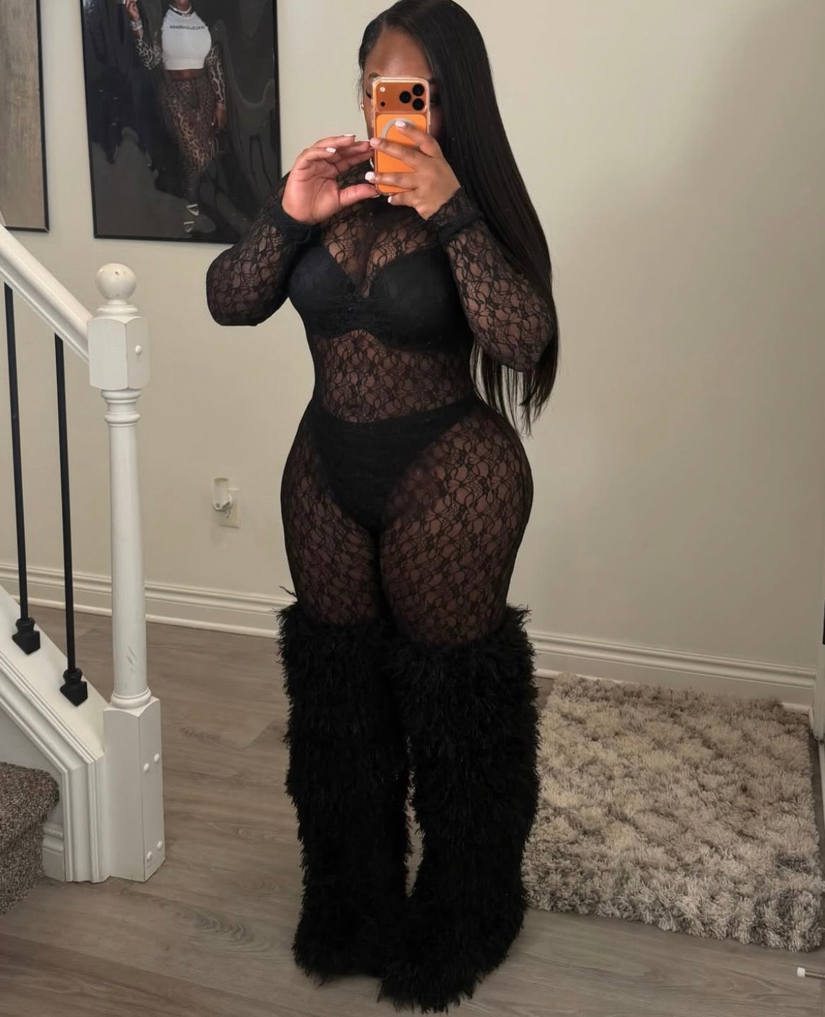 Main Character Bodysuit(Black) - Rich Ragz Boutique
