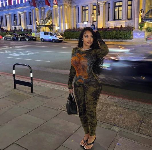 Muse Mesh Romper - Rich Ragz Boutique