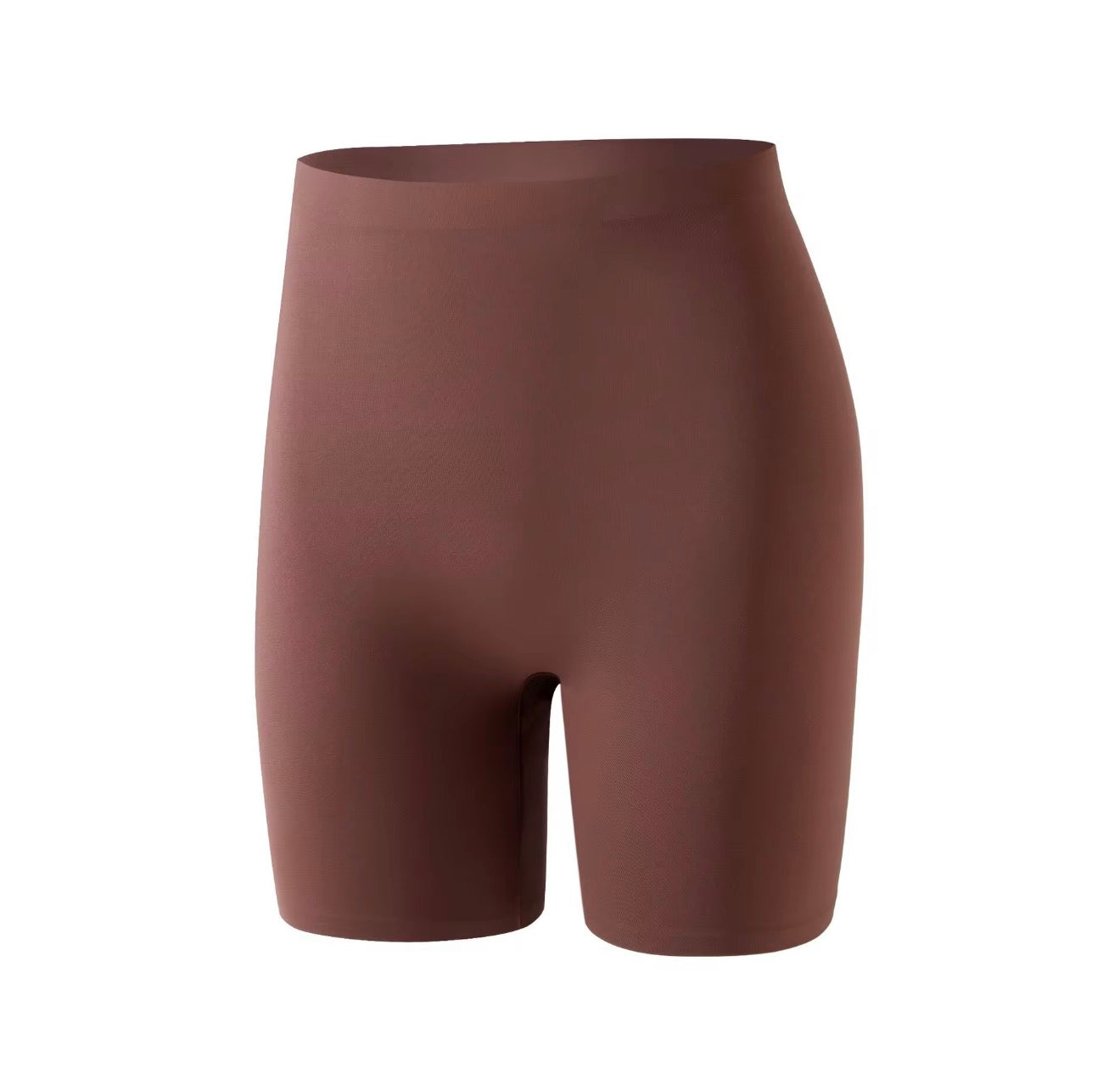 Brown Biker Shorts - Rich Ragz Boutique
