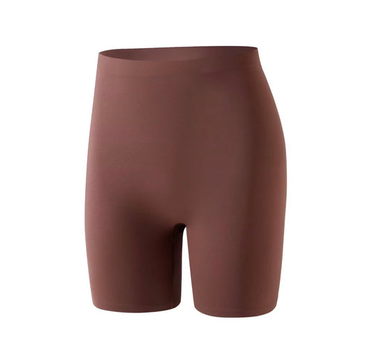 Brown Biker Shorts - Rich Ragz Boutique
