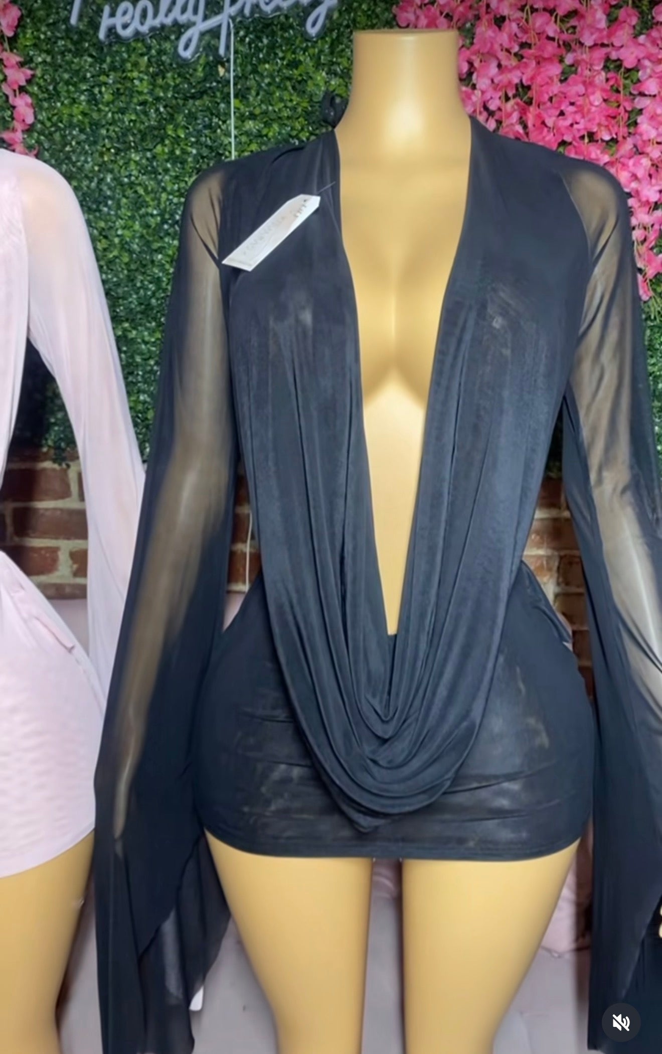 Seduction Dress(Black) - Rich Ragz Boutique