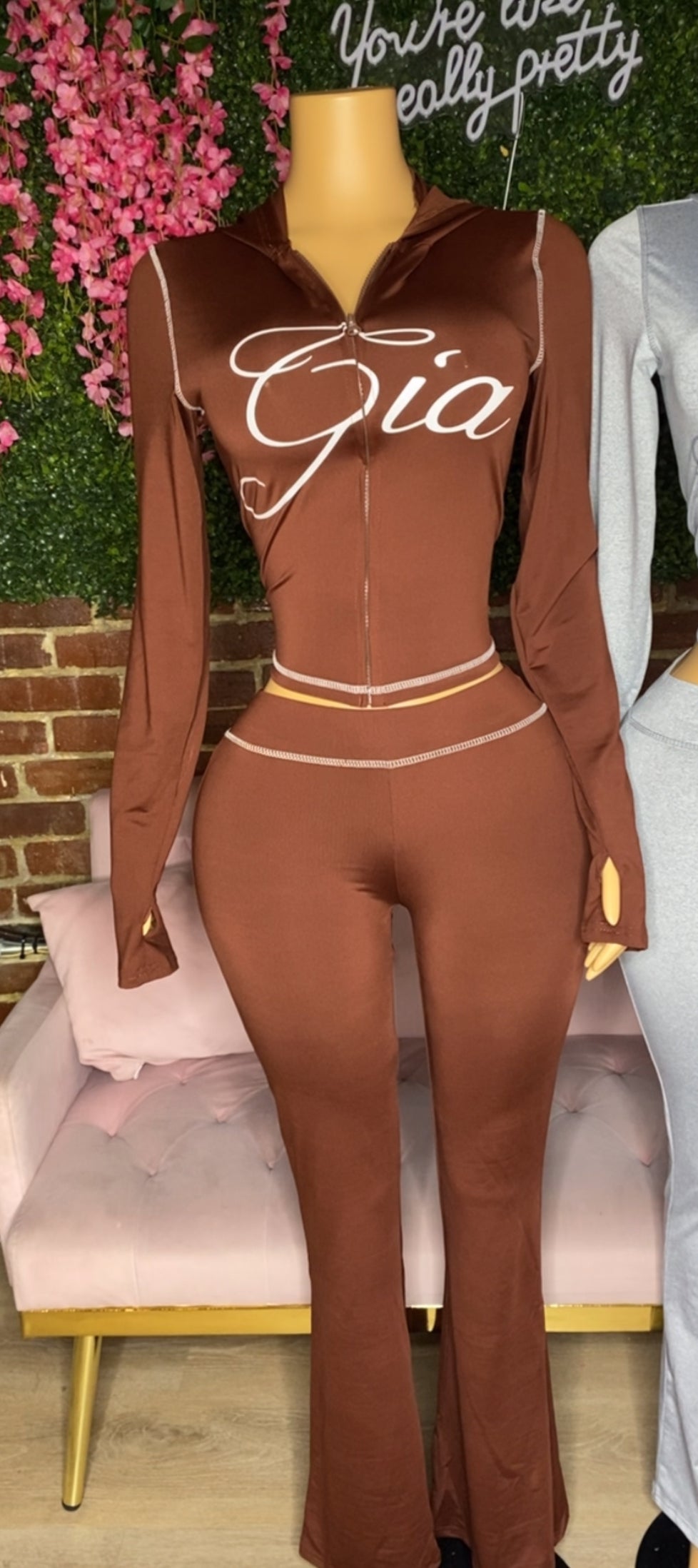 Gia Set(Brown) - Rich Ragz Boutique