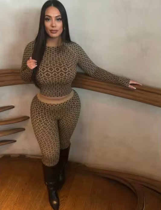 Cleo Set(Brown)