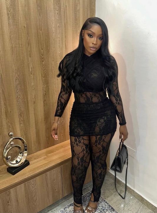 Lace Me Baby Set
