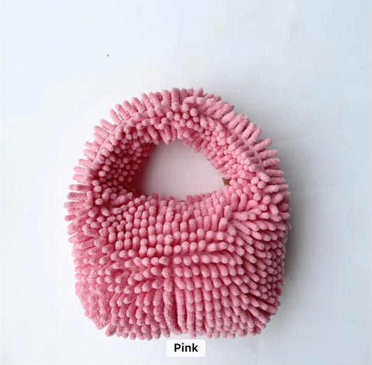 Pink Plush Bag