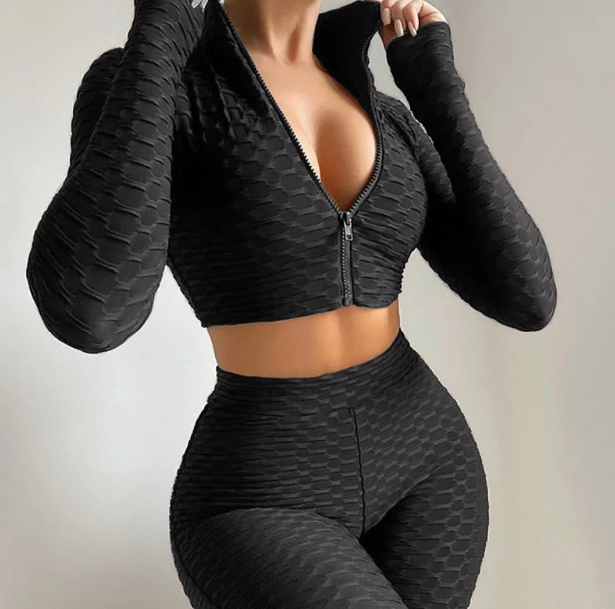 Catching Flights Shorts Set(Black) - Rich Ragz Boutique